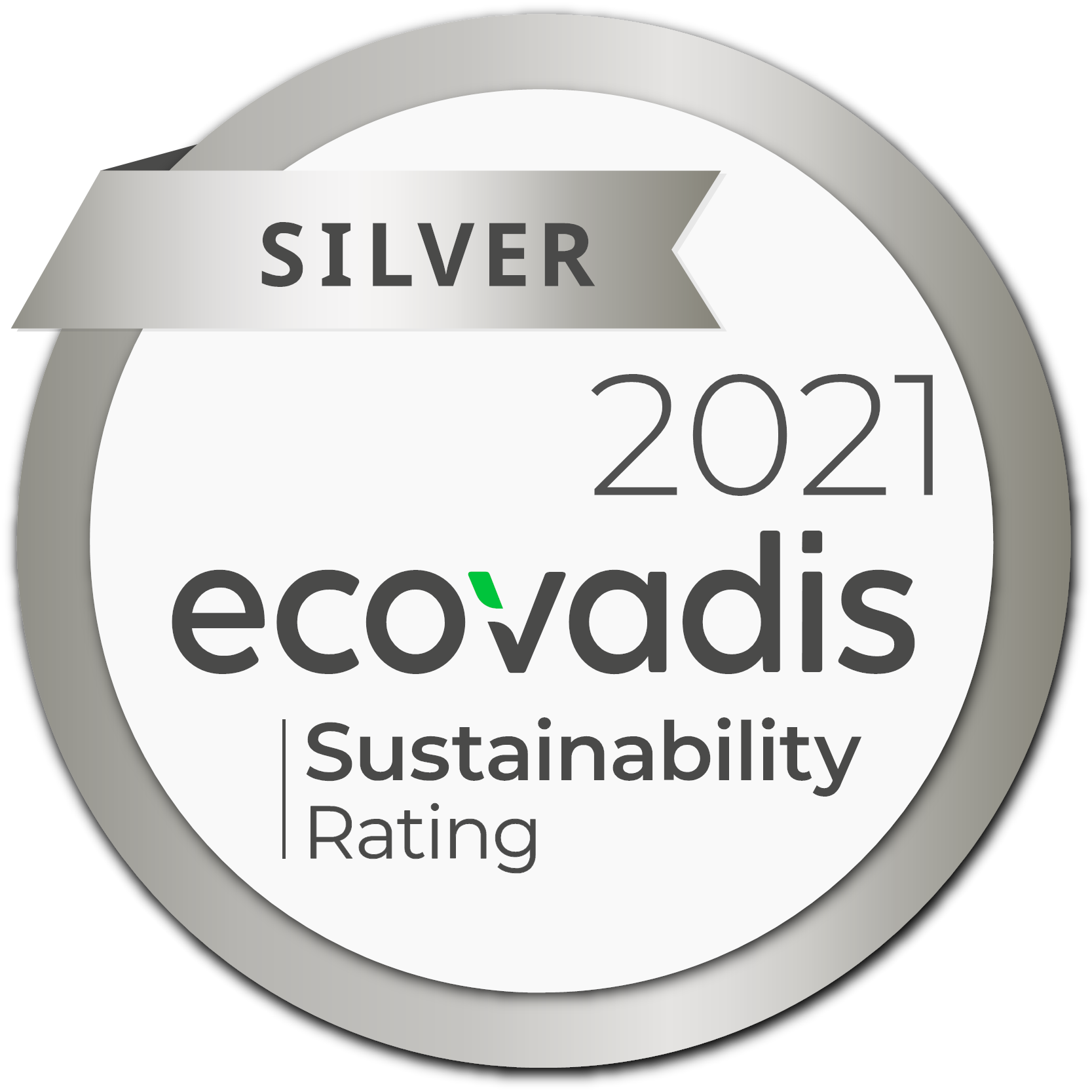 ecovadis silver 2021 label ecovadis silver 2021 label